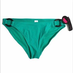NWT No Boundaries green bikini bottoms M